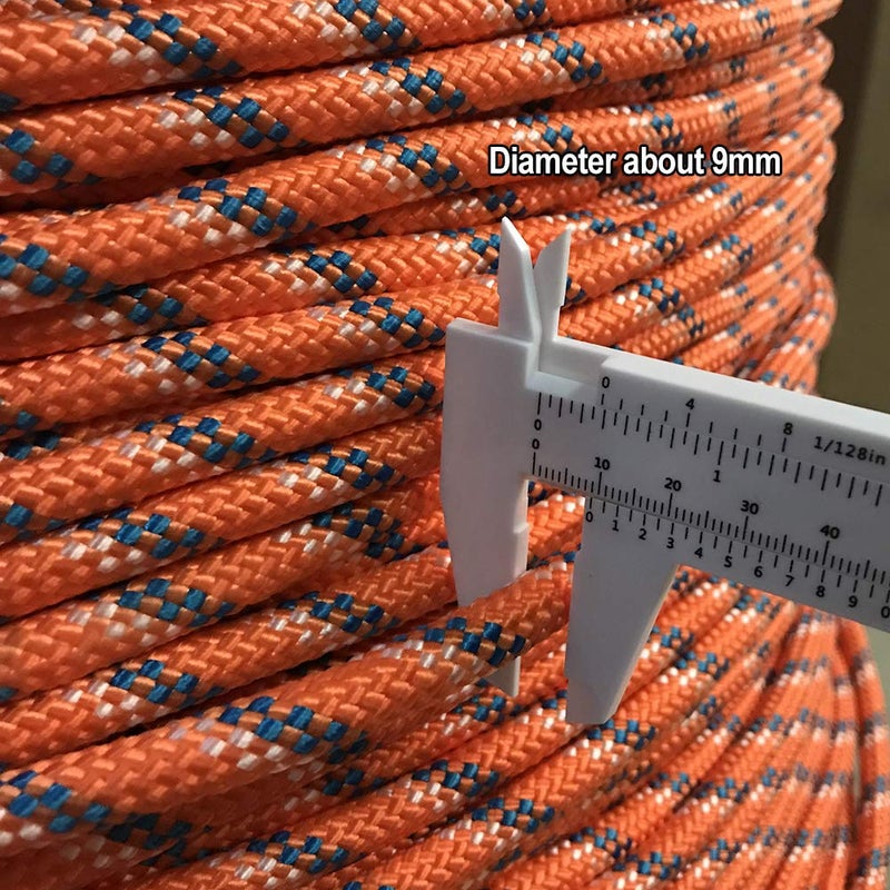 DESERT & FOX Outdoor Emergency Rope,Camping Ropes Climbing Ropes Diameter 9mm 10m/20m/30m/50m Wear Resistant High Strength Hiking Accessory Tool - Image 2